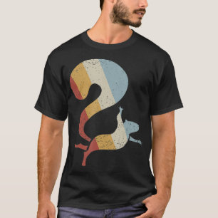 Eichhörnchen Retrostil Vintag  T-Shirt