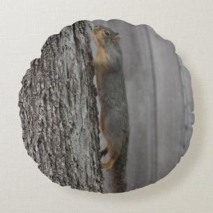 Eichhörnchen Rundes Kissen
