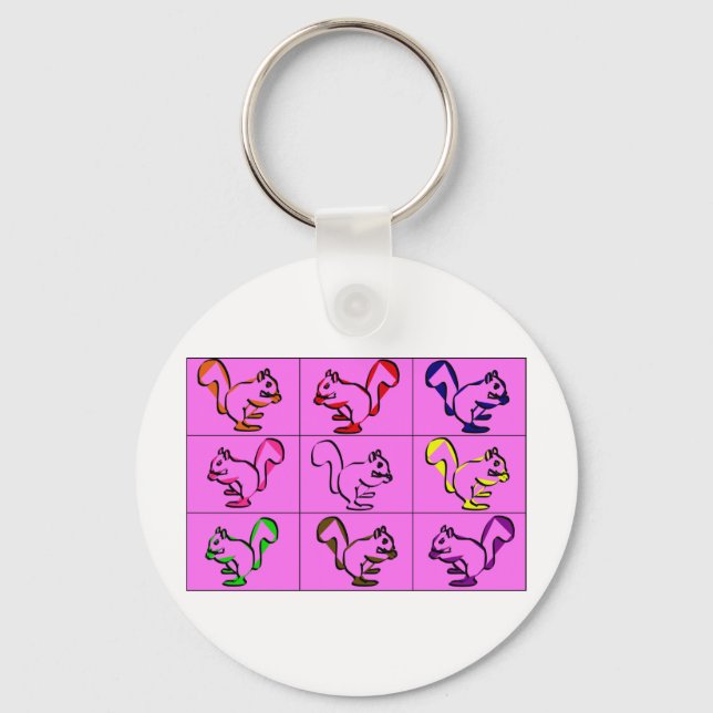 Eichhörnchen Schlüsselanhänger (Vorderseite)