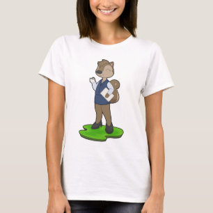 Eichhörnchen-Sekretärin Kaffee Büro T-Shirt