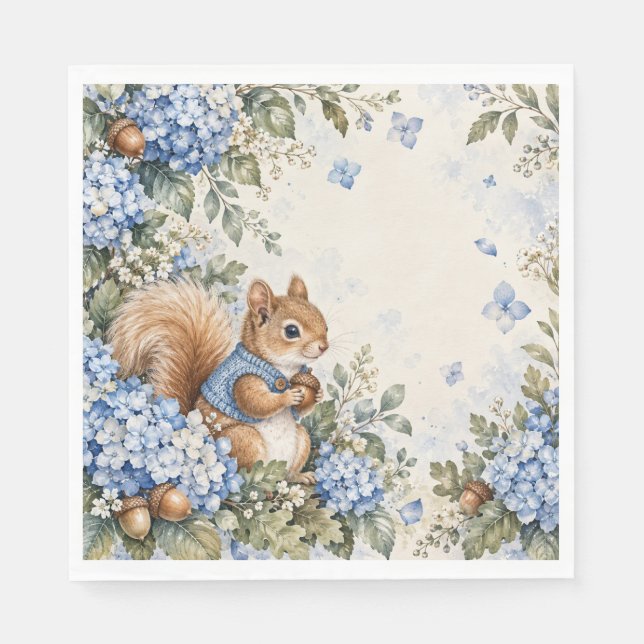 Eichhörnchen Serviette (Vorderseite)