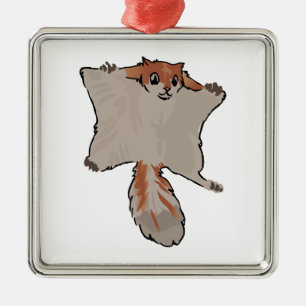Eichhörnchen Silbernes Ornament