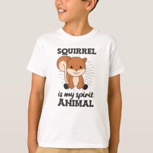 Eichhörnchen sind mein Geistertier, Niedliche Tier T-Shirt