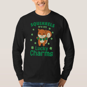 Eichhörnchen sind meine Glücksbringer St Paddy S D T-Shirt