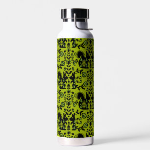 Eichhörnchen Skandinavische Volkskunst Trinkflasche