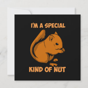 Eichhörnchen - Spezielle Art von Nuss  Einladung