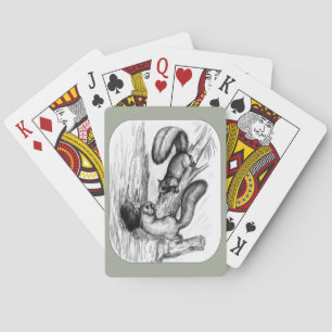 Eichhörnchen Spielkarten