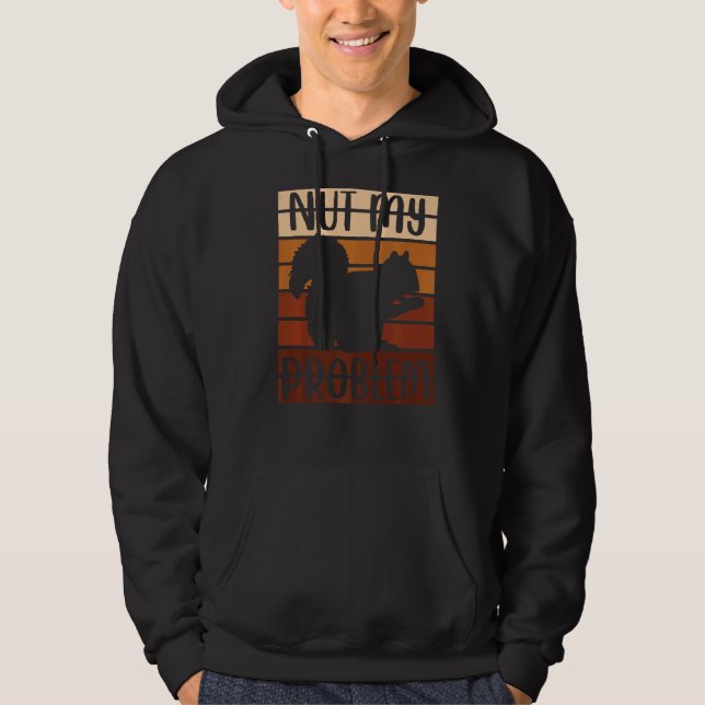 Eichhörnchen-Sprichwort Hoodie (Vorderseite)