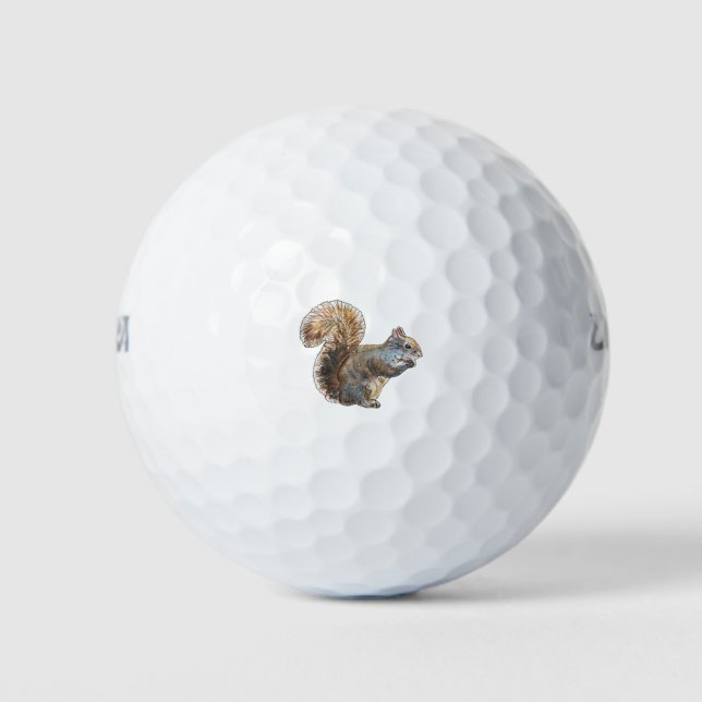 Eichhörnchen-Süsse Golfball (Vorderseite)