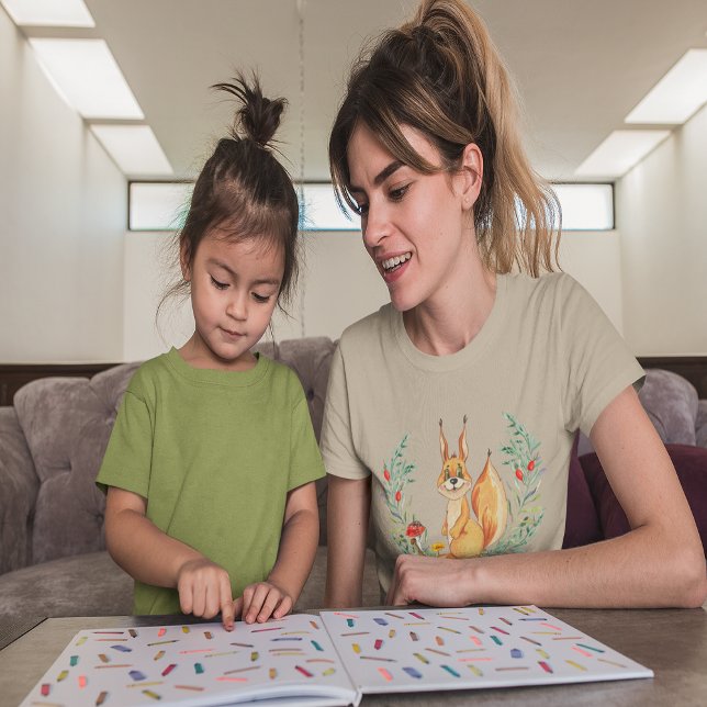 Eichhörnchen T-Shirt (Watercolor Squirrel T-Shirt)