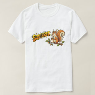 Eichhörnchen T-Shirt Lustig ADHD Ablenkung Comic A