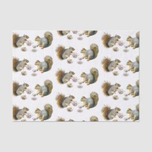 Eichhörnchen Tea Party Tissue Paper Seidenpapier