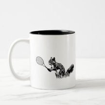Eichhörnchen-Tennis