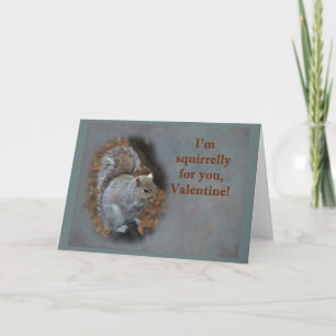 Eichhörnchen-Valentinstag-Karte Feiertagskarte