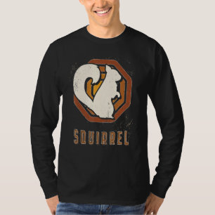 Eichhörnchen Vintage Retro Klassisches Tier Liebe T-Shirt