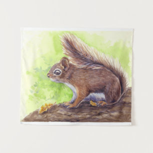 Eichhörnchen Wandteppich