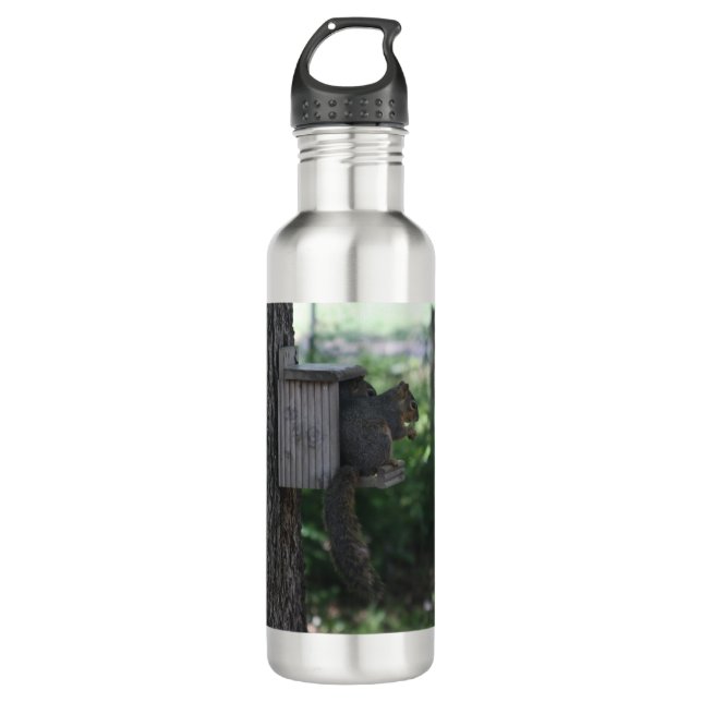 Eichhörnchen Wasserflasche Edelstahlflasche (Vorderseite)