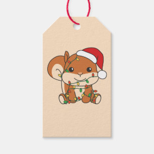 Eichhörnchen Weihnachten Wintertiere Feiertage Eic Geschenkanhänger