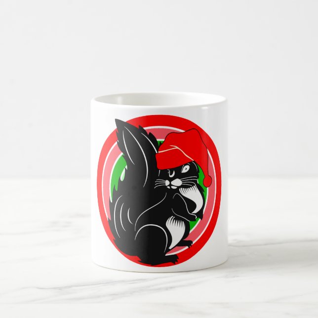 Eichhörnchen-Weihnachtsgeschenke Kaffeetasse (Mittel)