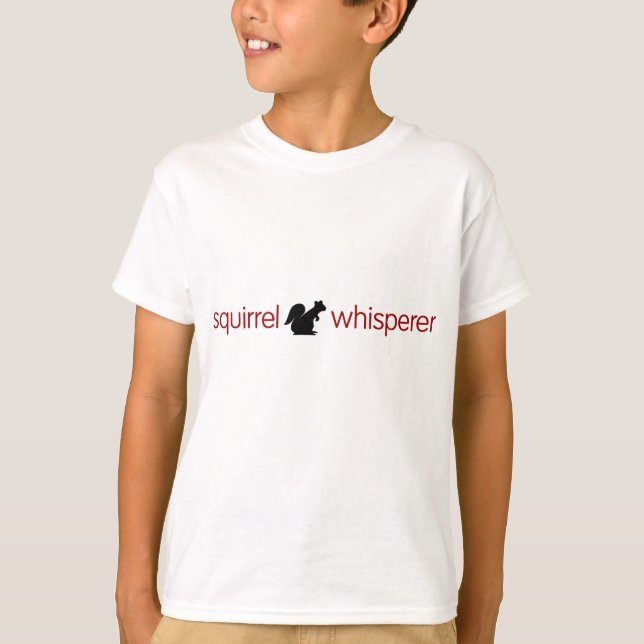 Eichhörnchen Whisperer Kinder Shirt (Vorderseite)