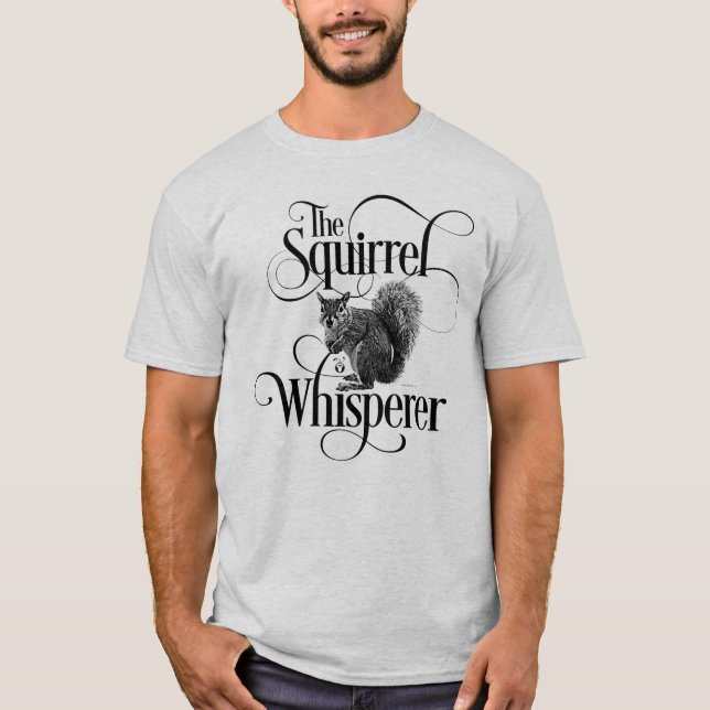 Eichhörnchen Whisperer - lustiger Eichhörnchenlieb T-Shirt (Vorderseite)