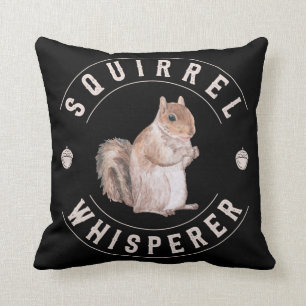 Eichhörnchen Whisperer Niedliche Nüsse Eichhörn Kissen