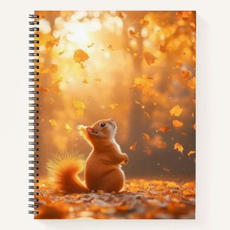 Eichhörnchen Wildtier Liebendes Porträt  Notizbuch