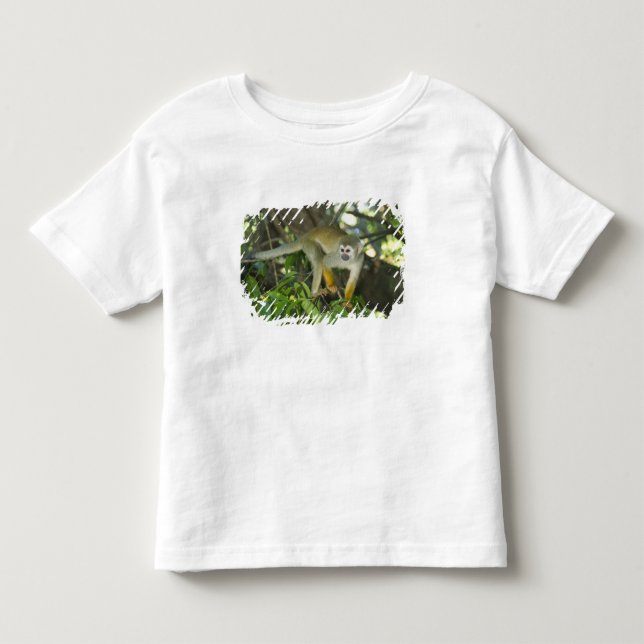 Eichhörnchenaffe (Saimiri sciureus), Rio Kleinkind T-shirt (Vorderseite)