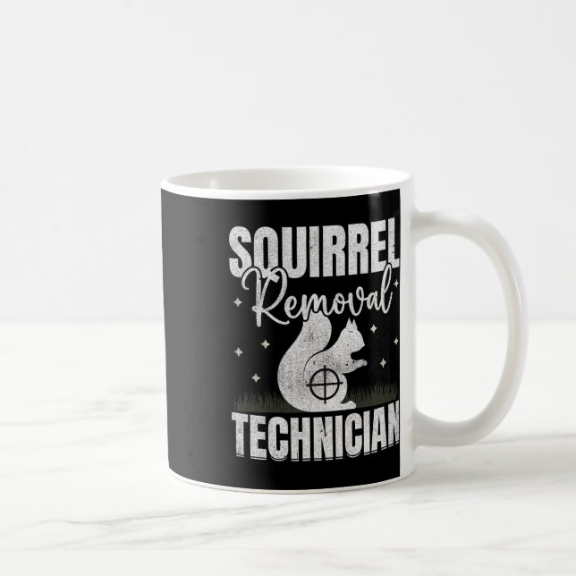 Eichhörnchenentzug Techniker Eichhörnchenjagd Kaffeetasse (Rechts)