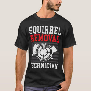 Eichhörnchenentzug Techniker Eichhörnchenjagd Tier T-Shirt