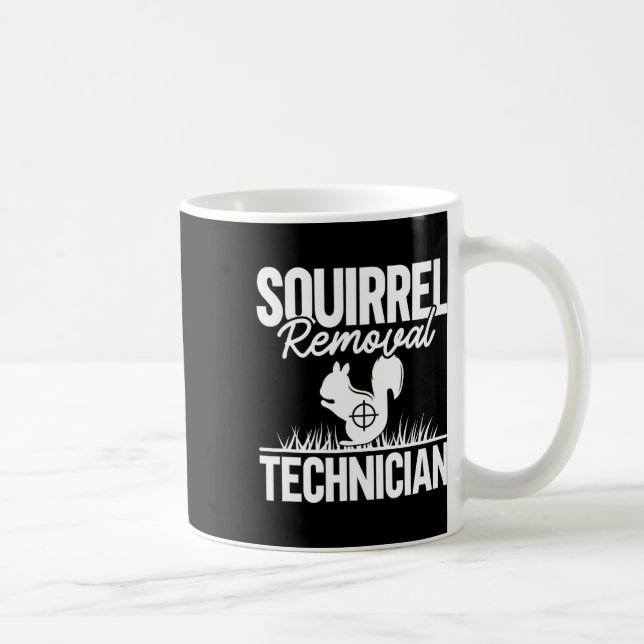 Eichhörnchenentzug Techniker Funny Squirrel Jagd Kaffeetasse (Rechts)