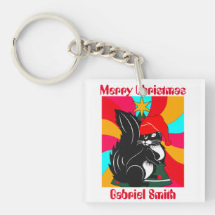 Eichhörnchengeschenke, personalisierter Name Schlüsselanhänger