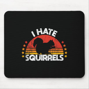 Eichhörnchenjagd ich Hasse Eichhörnchenjäger Retro Mousepad