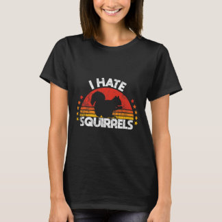 Eichhörnchenjagd ich Hasse Eichhörnchenjäger Retro T-Shirt