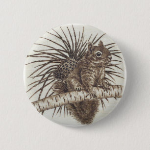 Eichhörnchenknopf - Scoiattolino spilla Button