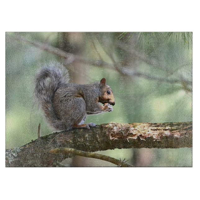 Eichhörnchenschneider Schneidebrett (Vorderseite)
