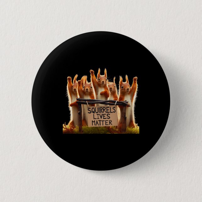 Eichhörnchensticker Button (Vorderseite)