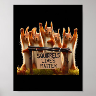 Eichhörnchensticker Poster