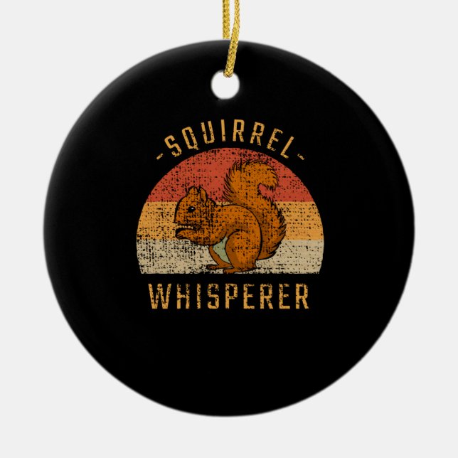 Eichhörnchenwald Keramik Ornament (Vorne)