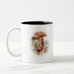 eichörnchen zweifarbige tasse