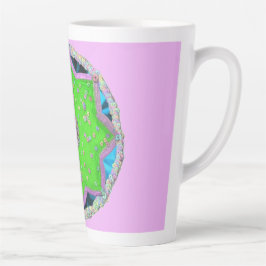 Eid al-Adha floral 8-spitze Stern Milchtasse