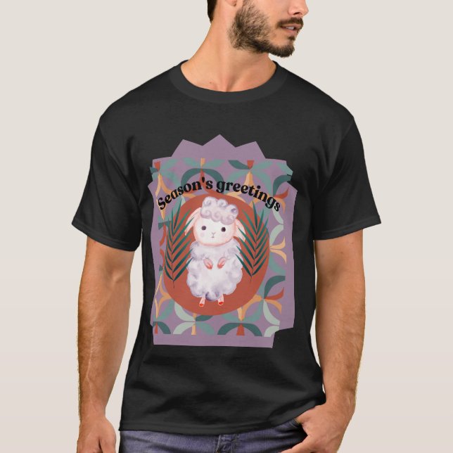 Eid Al-Adha in Pink - Eine fröhliche künstlerische T-Shirt (Vorderseite)