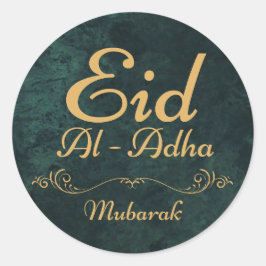EID AL ADHA MUBARAK 2025 RUNDER AUFKLEBER