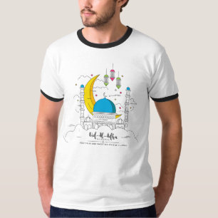 Eid Al Adha White Men's T - Shirt Design