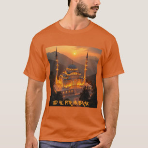 Eid Al Fitr Festive Gold Art Shirt für Männer