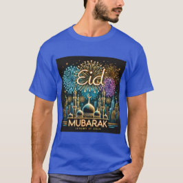 Eid Al Fitr Mubarak Fireworks Celebration T-Shirt