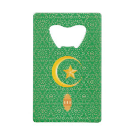 Eid al Fitr Mubarak Ramadan Kareem Moon Star Geldbeutel Flaschenöffner