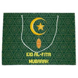 Eid al Fitr Mubarak Ramadan Kareem Moon Star Große Geschenktüte