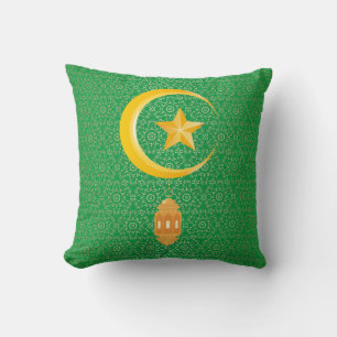 Eid al Fitr Mubarak Ramadan Kareem Moon Star Kissen