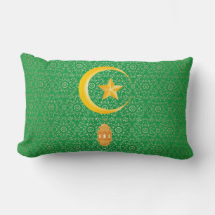 Eid al Fitr Mubarak Ramadan Kareem Moon Star Lendenkissen